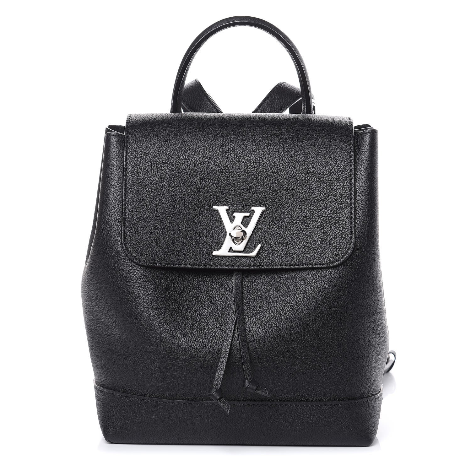 Louis Vuitton Calfskin Lockme Backpack Black 1 of 9