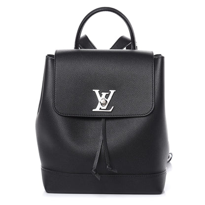 Louis Vuitton Calfskin Lockme Backpack Black 1 of 9