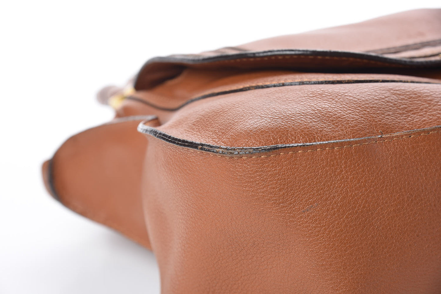 Calfskin Medium Marcie Satchel Tan