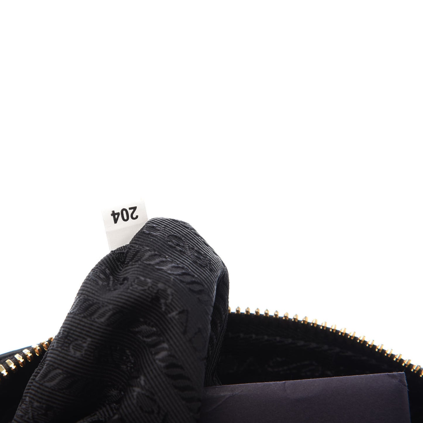 Glace Calf Logo Crossbody Black