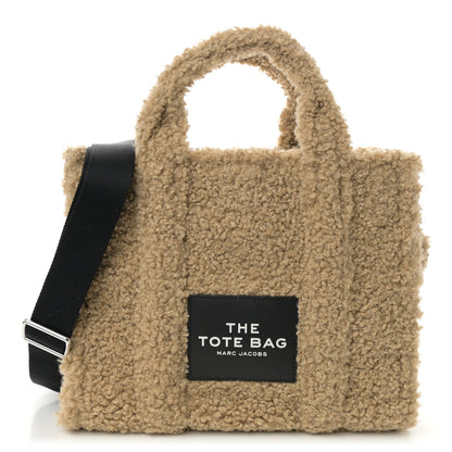 Marc Jacobs Polyester Cotton Medium The Teddy Traveler Tote Bag Beige 1 of 10