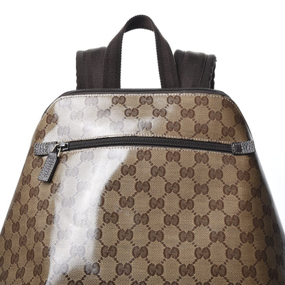 Gucci Crystal Monogram Backpack Dark Brown 11 of 11