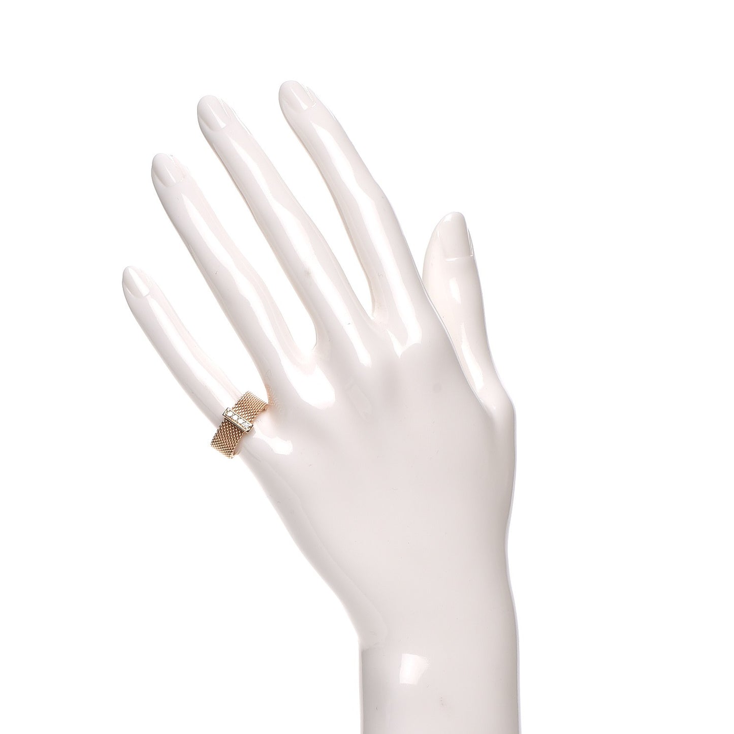 18K Rose Gold 4 Diamond Somerset Ring 4.25