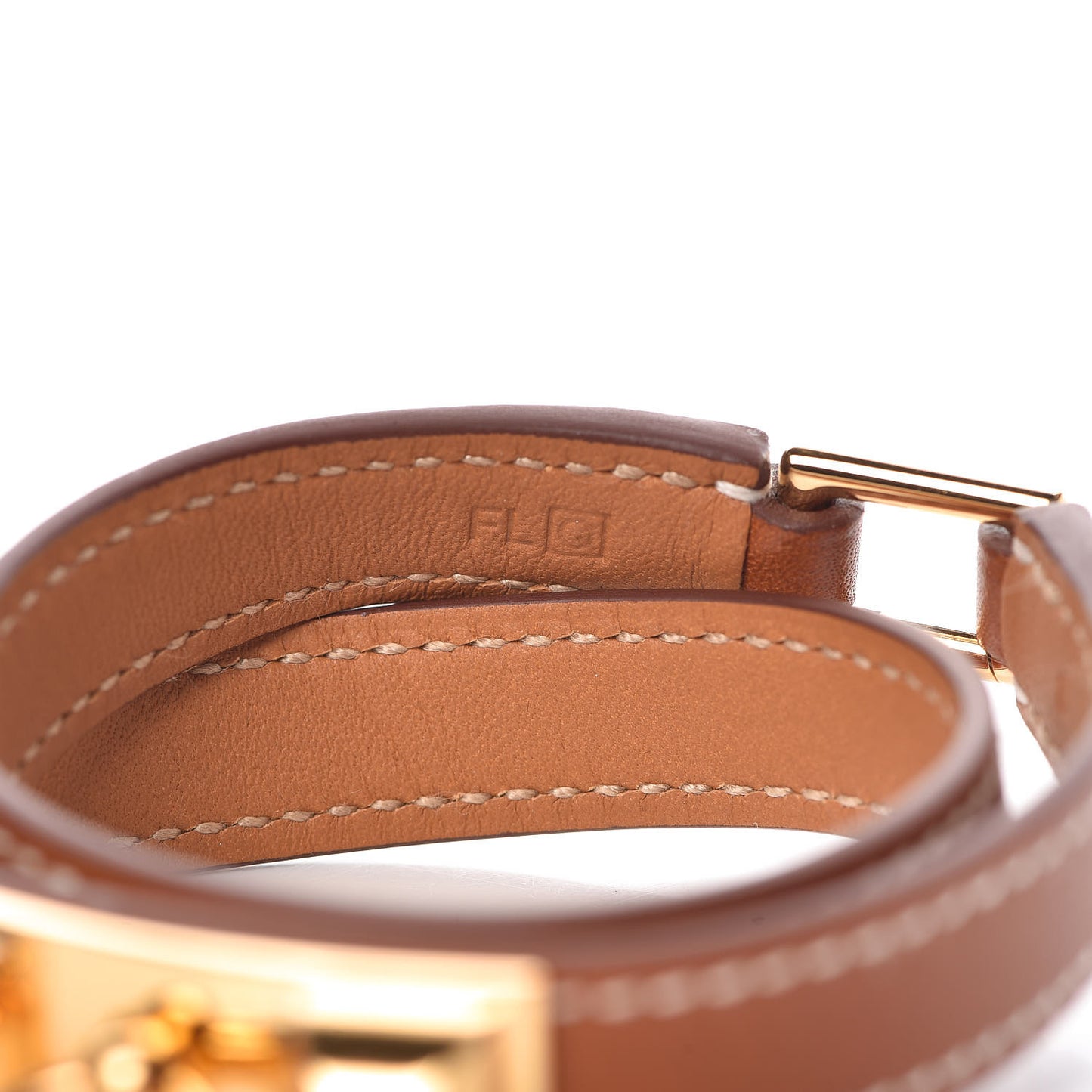 Barenia Rivale Double Tour Bracelet S Fauve