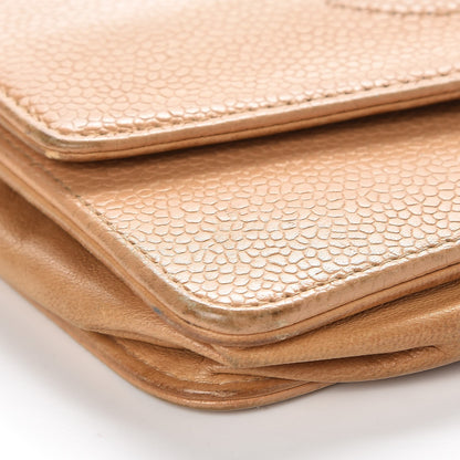 Chanel Caviar Timeless CC Wallet On Chain WOC Beige 14 of 16