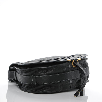 Chloe Calfskin Medium Marcie Round Crossbody Bag Black 4 of 8