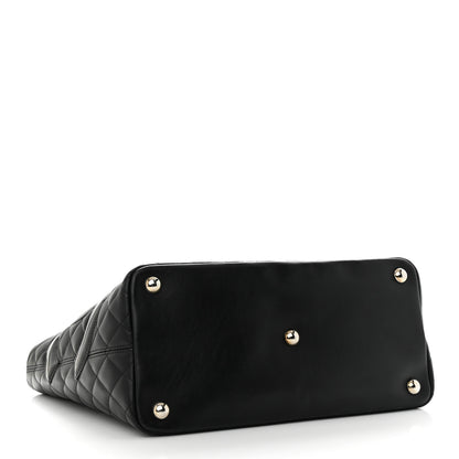 Chanel Calfskin Quilted Large Cambon Tote Black 4 of 16