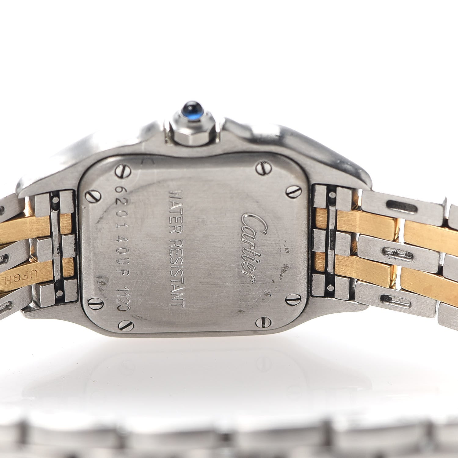 Cartier Stainless Steel 18K Yellow Gold 22mm Panthere Quartz Watch 4 of 6