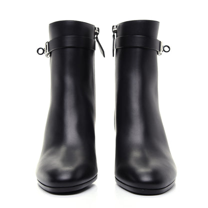 Hermes Calfskin Saint Germain Ankle Boots 37 Black 2 of 13