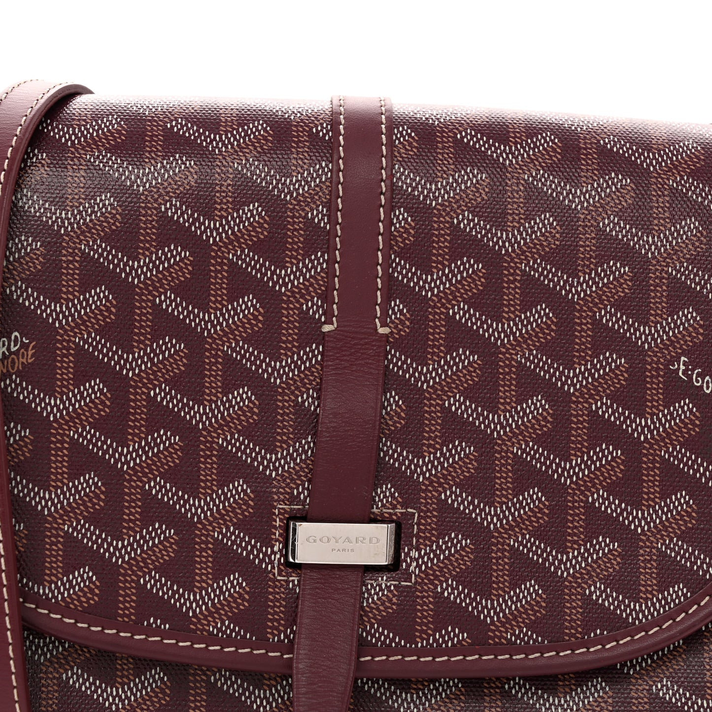 Goyardine Belvedere II PM Messenger Bag Bordeaux