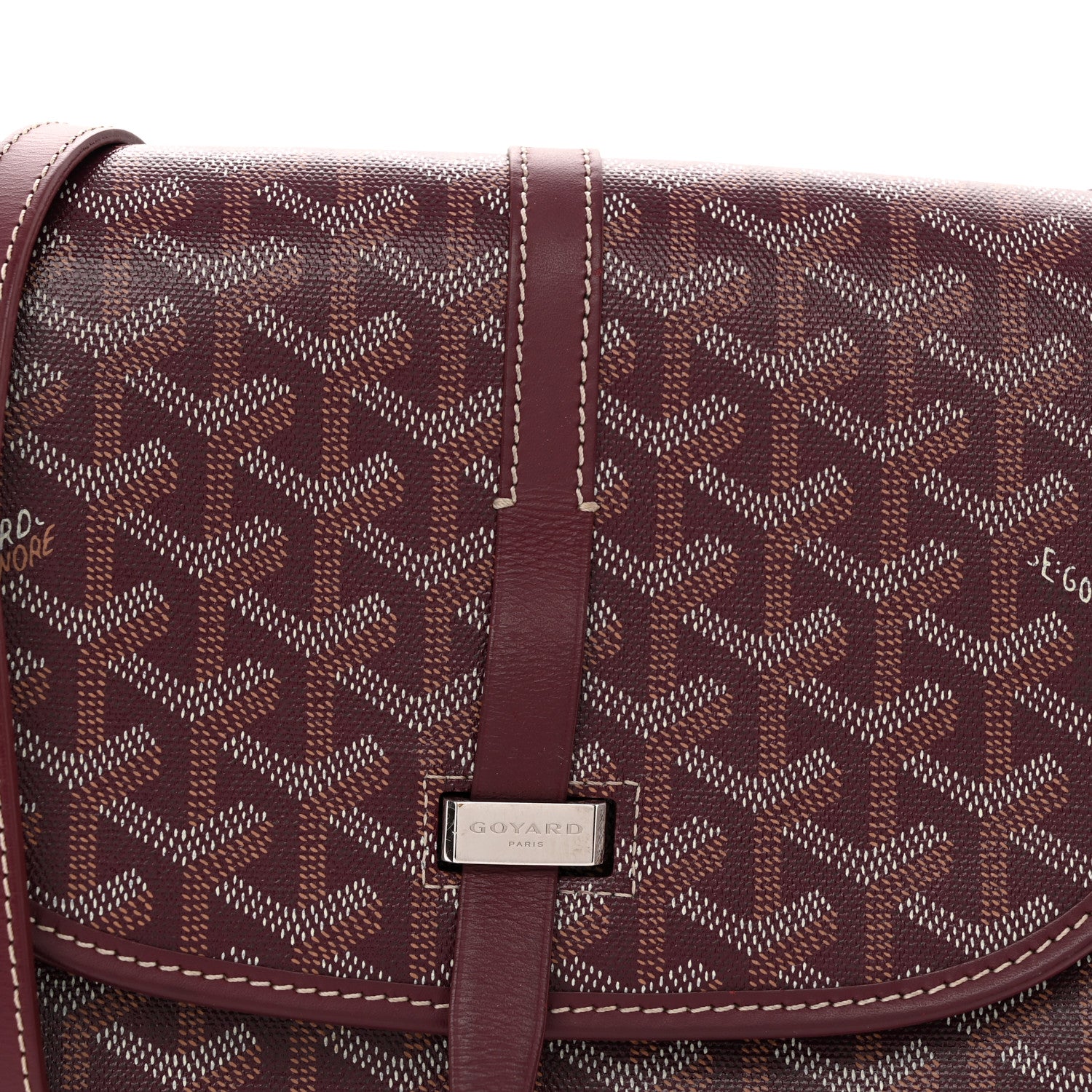 Goyard Goyardine Belvedere II PM Messenger Bag Bordeaux 7 of 11