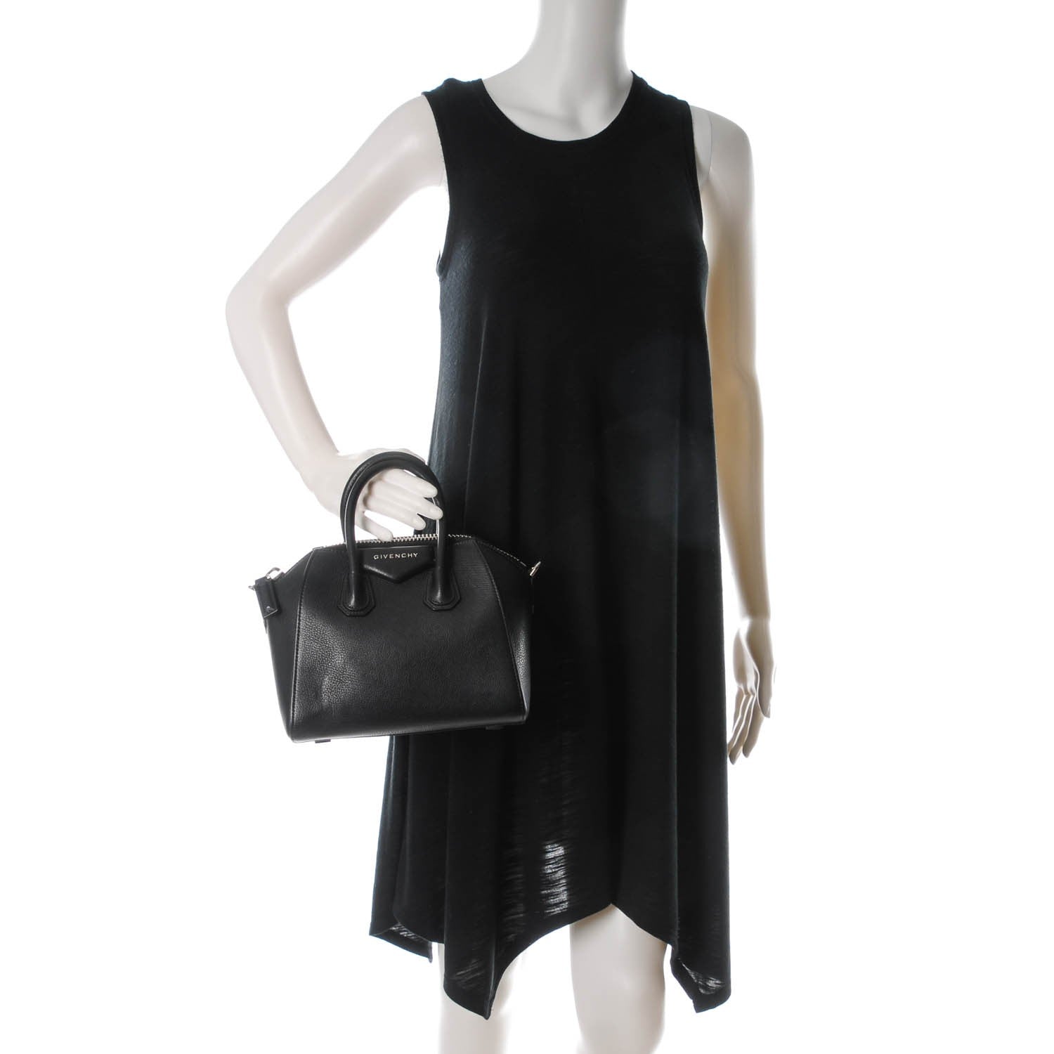 Givenchy Sugar Goatskin Mini Antigona Black 2 of 7