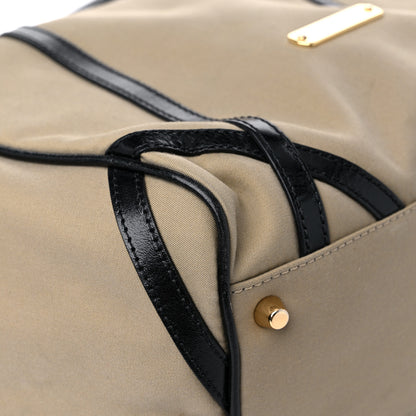 Burberry Canvas Calfskin Canterbury Tote Beige 10 of 17