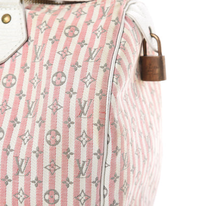 Louis Vuitton Mini Lin Croisette Speedy 30 Rouge 17 of 22