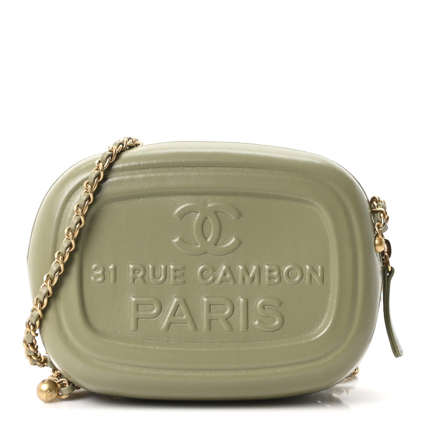 Chanel Lambskin Savon De Marseille Mini Camera Bag Khaki 1 of 11