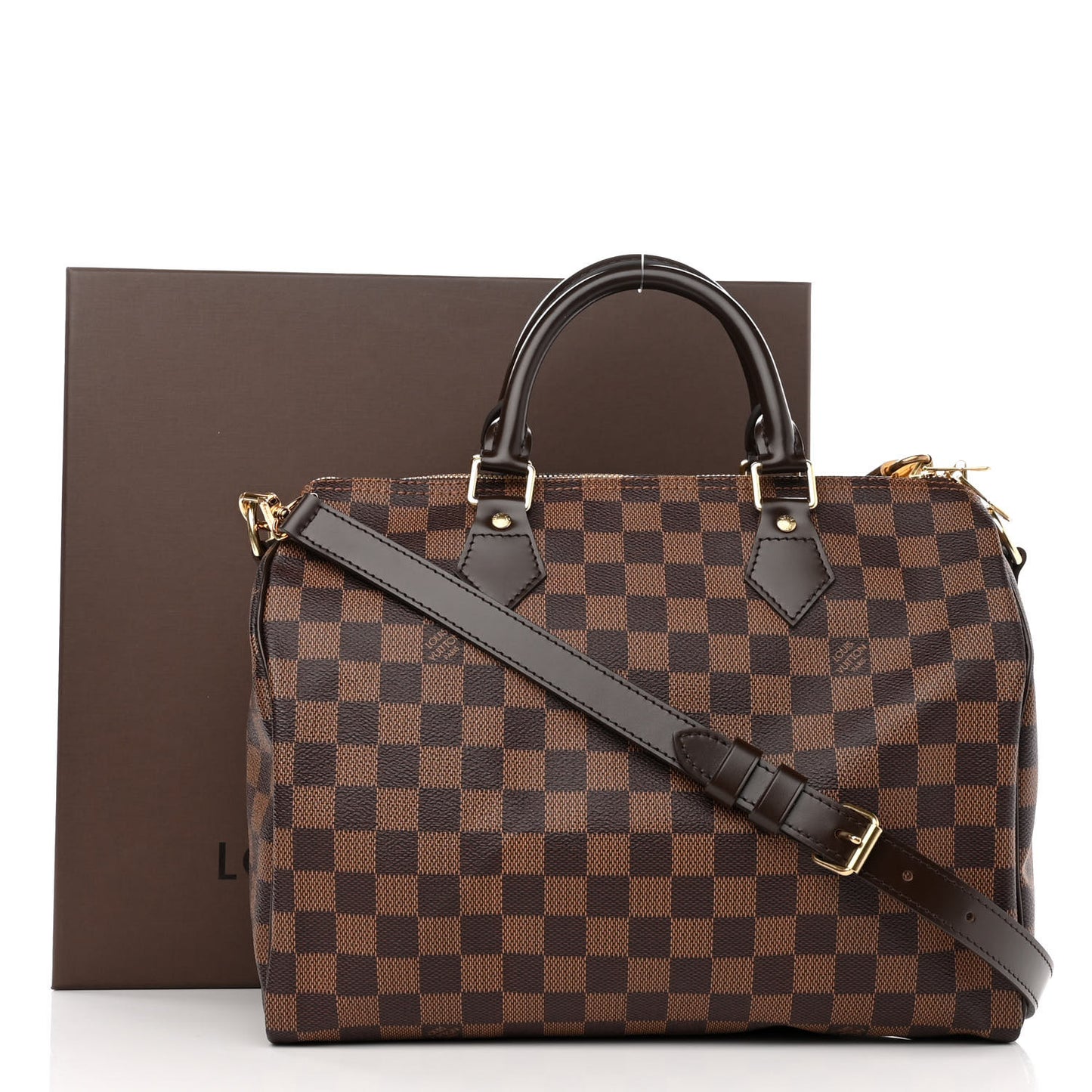Damier Ebene Speedy Bandouliere 30