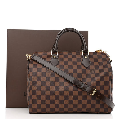 Louis Vuitton Damier Ebene Speedy Bandouliere 30 11 of 11