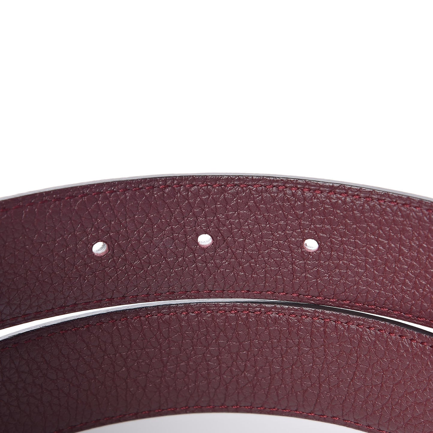 Box Togo 32mm Belt Strap 85 Black Bordeaux