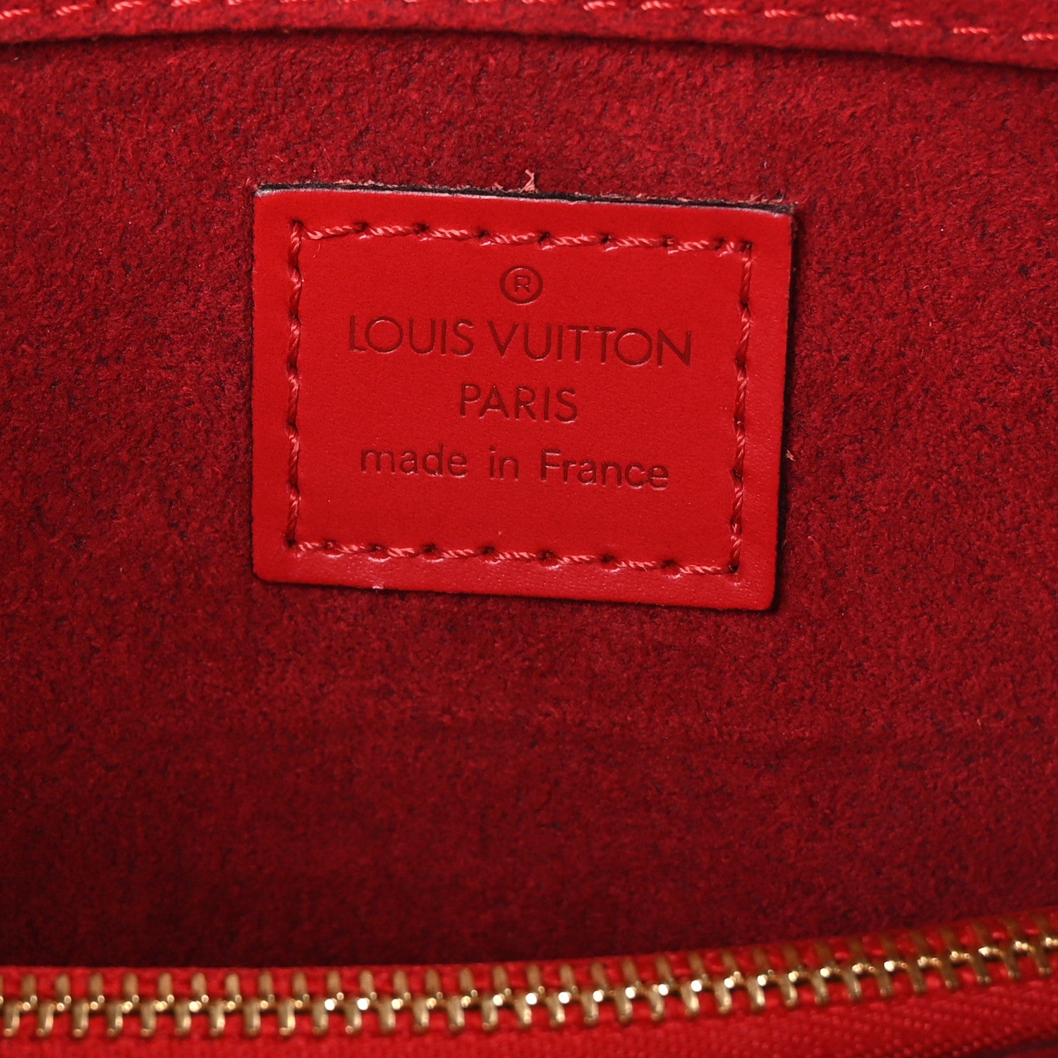 Louis Vuitton Epi Pont-Neuf Castillan Red 6 of 9
