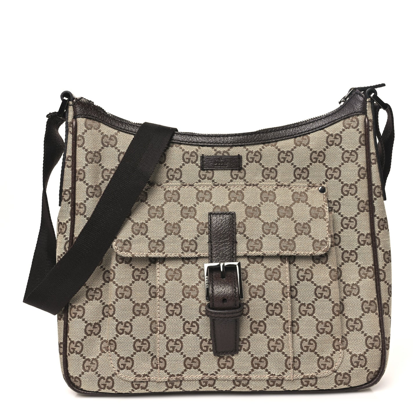 Monogram Messenger Bag Dark Brown