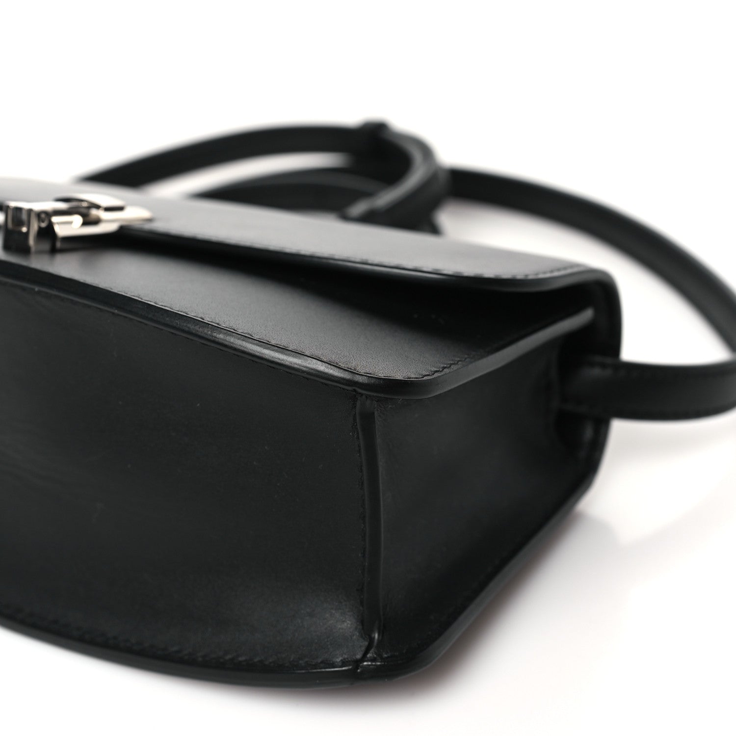 The Row Smooth Calfskin The Sofia E/W Crossbody Black 9 of 9