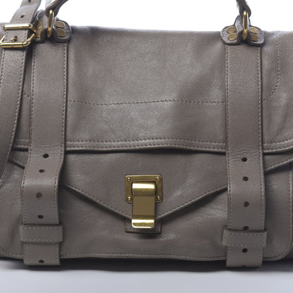 Proenza Schouler Lambskin PS1 Medium Satchel Smoke 19 of 19
