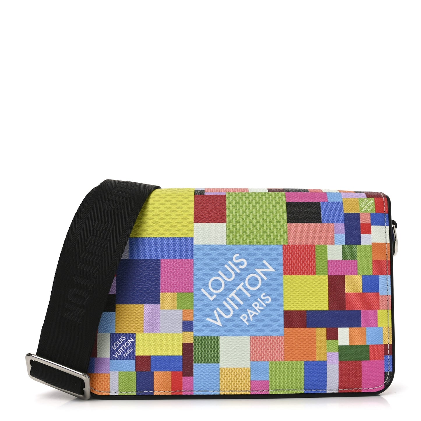 Damier Graphite 3D Studio Messenger Multicolor
