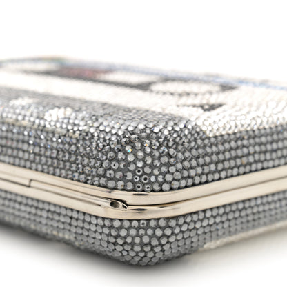 Judith Leiber Crystal Bespoke Rainbow Mix Slim Slide Minaudiere Clutch Multicolor 9 of 12