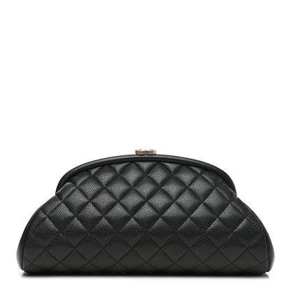 Chanel Caviar Quilted Timeless Clutch Black 1 of 7