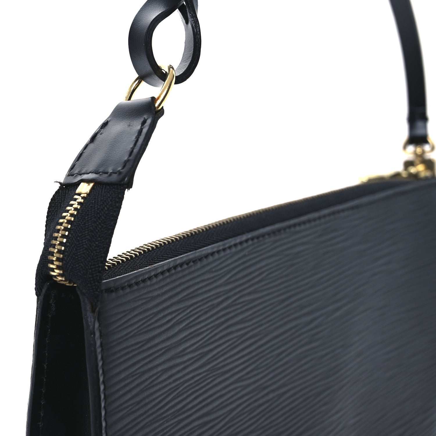 Louis Vuitton Epi Pochette Accessories 24 Black 10 of 11