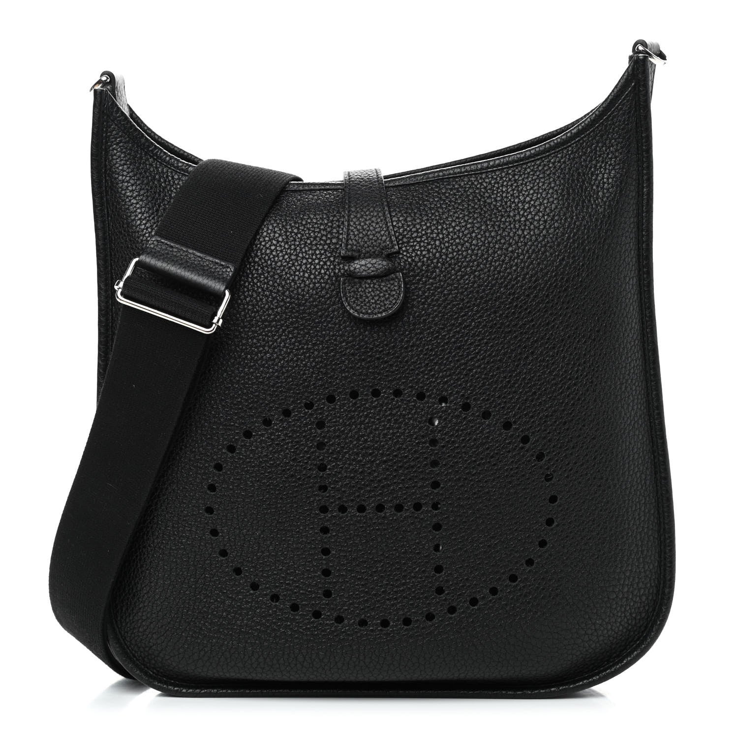 Hermes Taurillon Clemence Evelyne III GM Black 1 of 9
