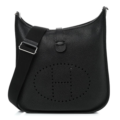 Hermes Taurillon Clemence Evelyne III GM Black 1 of 9