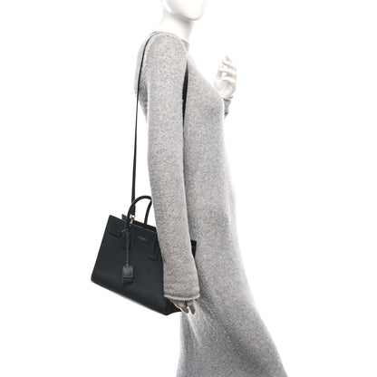 Saint Laurent Grained Calfskin Baby Sac De Jour Black 3 of 21