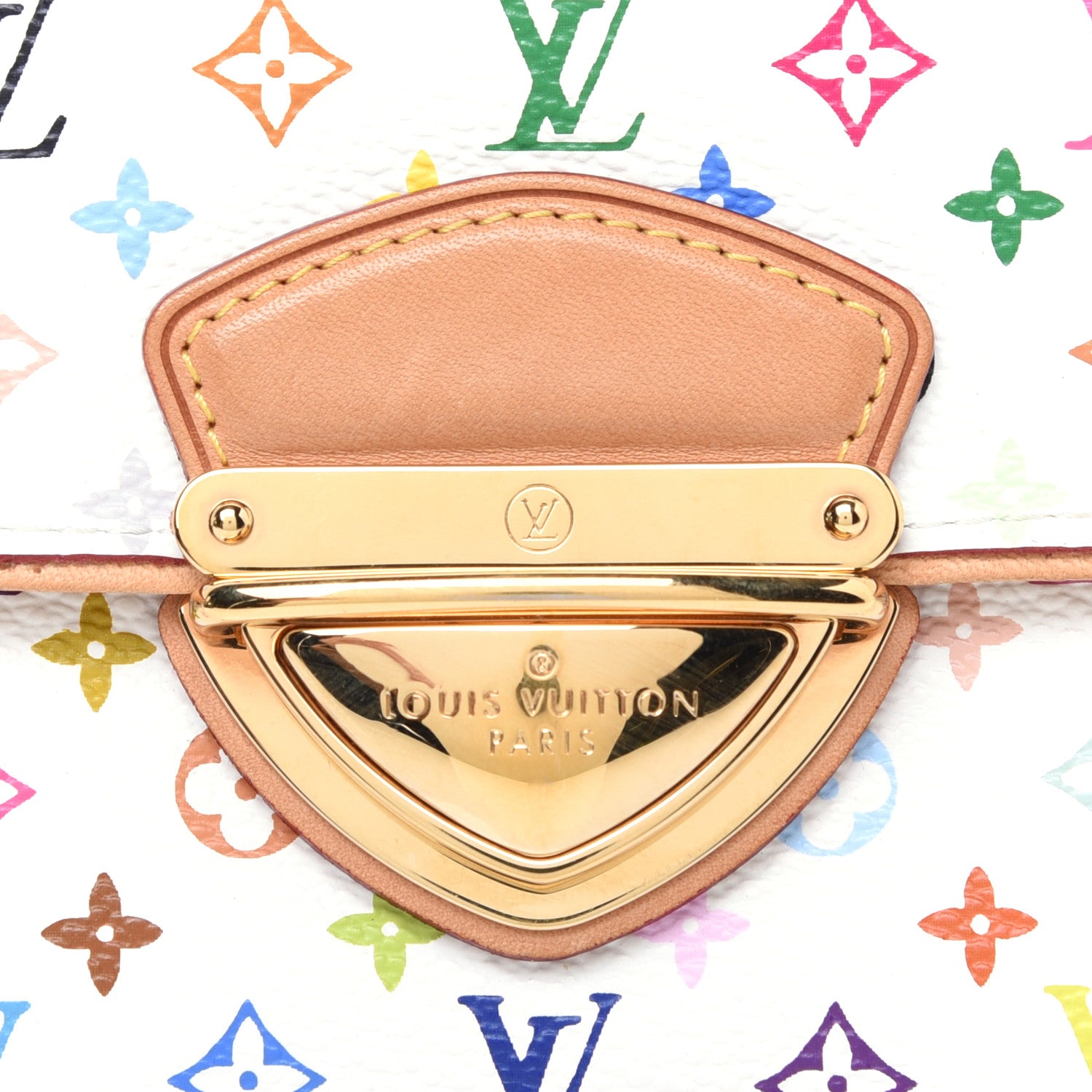 Louis Vuitton Monogram Multicolor Eugenie Wallet White 12 of 15