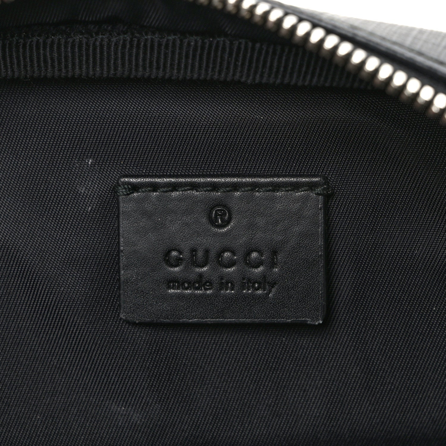 Gucci GG Supreme Monogram Web Belt Bag Black 6 of 9