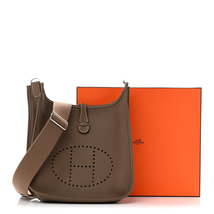 Hermes Taurillon Clemence Evelyne III Etoupe 14 of 14