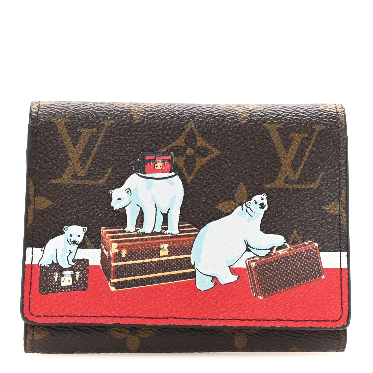 Louis Vuitton Monogram 2017 Christmas Animation Victorine Wallet 1 of 6