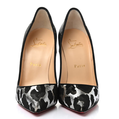 Christian Louboutin Leopard Lame Pigalle 120 Pumps 37 2 of 9