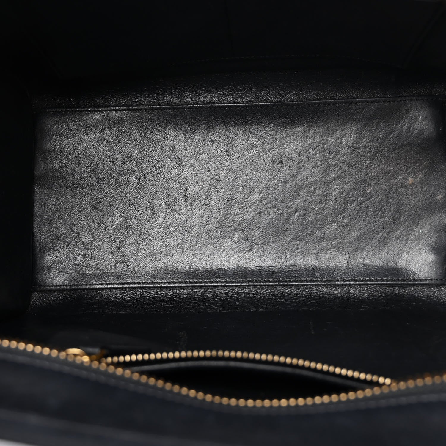 Celine Smooth Calfskin Micro Luggage Black 5 of 11