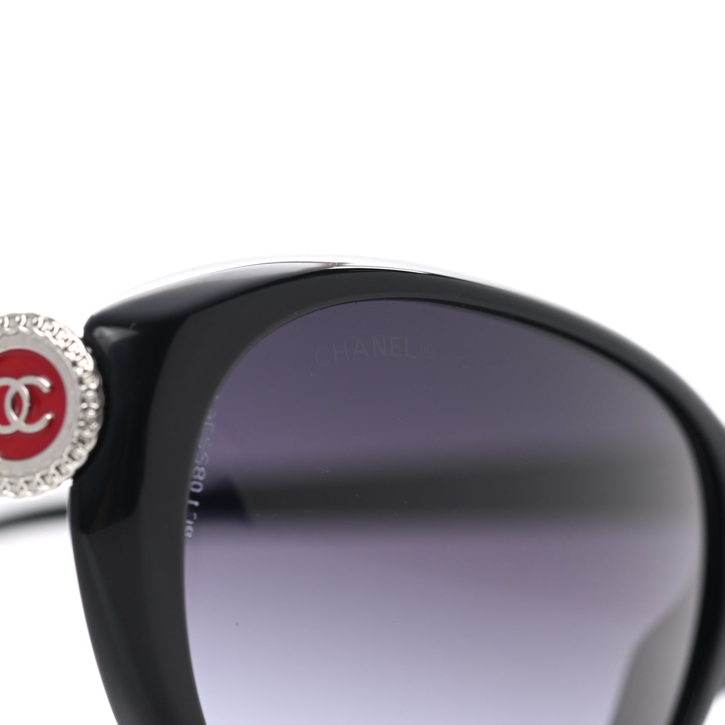 Acetate Collection Bouton Cat Eye Sunglasses 5190 Black