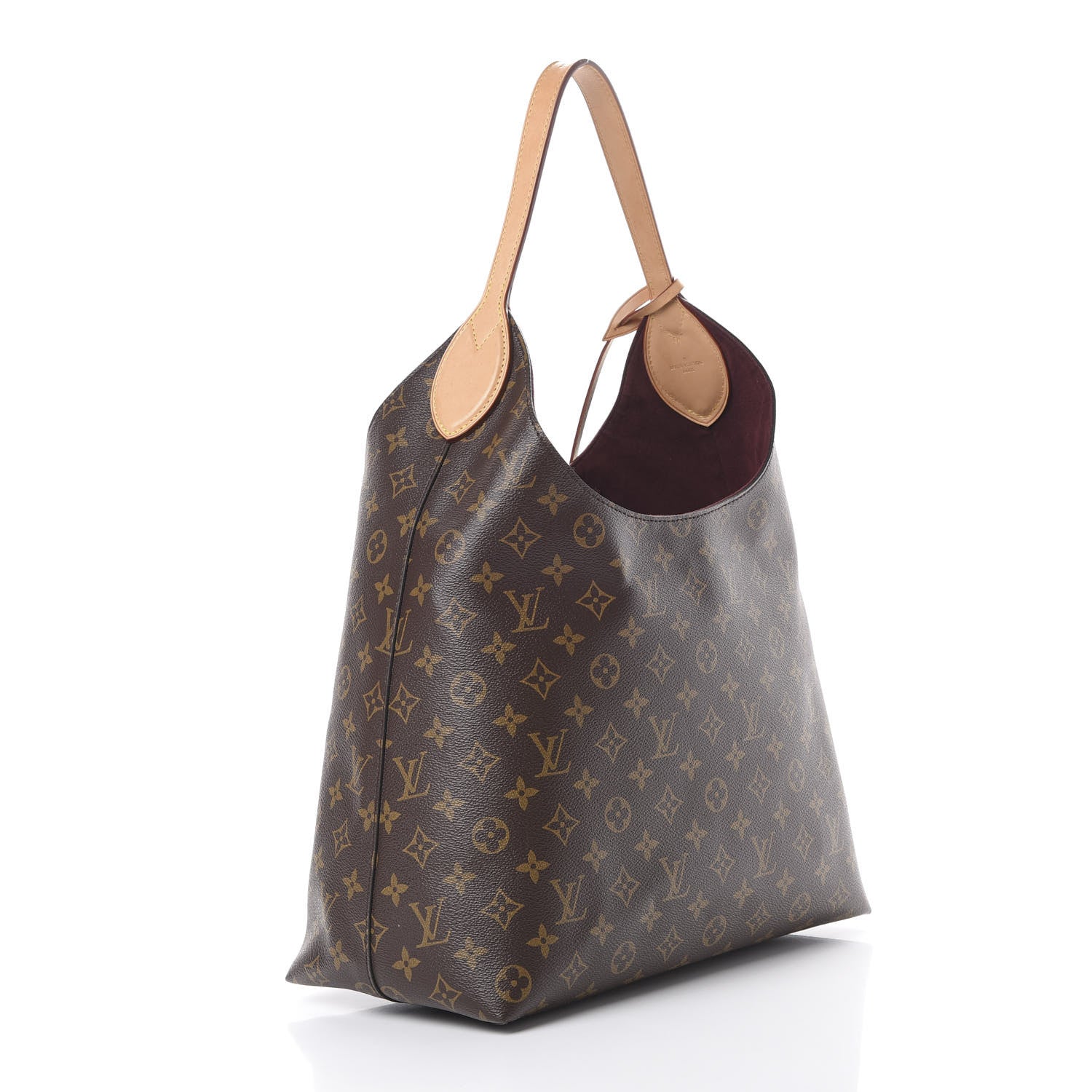 Louis Vuitton Monogram Flower Hobo Beige 2 of 14