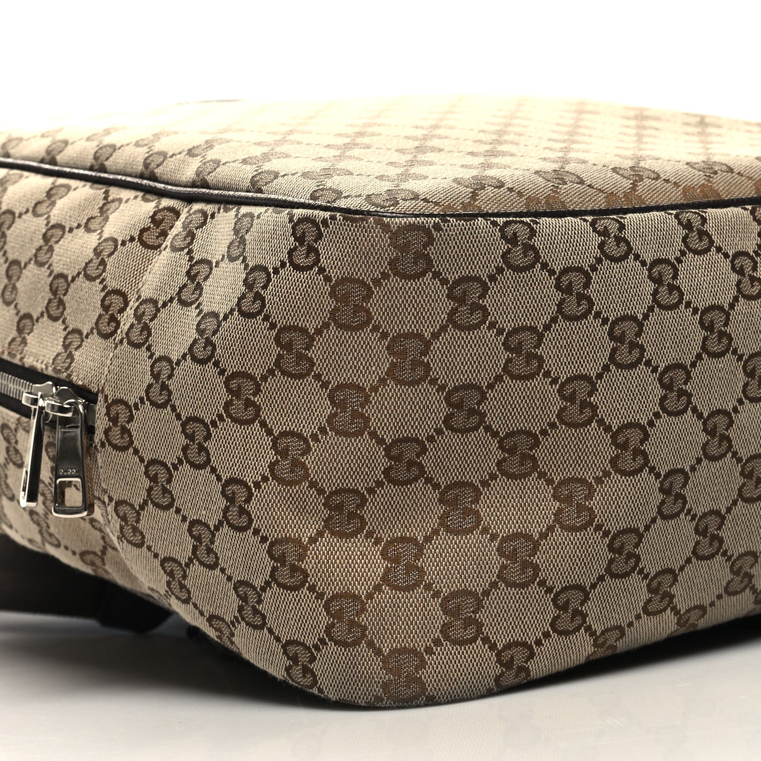 Gucci Monogram Travel Backpack Dark Brown 9 of 10
