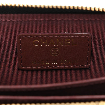 Chanel Caviar Quilted Zip Coin Purse Black 6 of 9