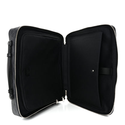 Gucci GG Supreme Monogram Briefcase Backpack Black Grey 7 of 13