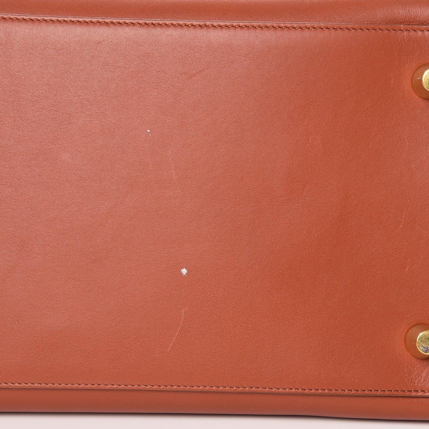 Natural Calfskin Top Handle Bag Brick