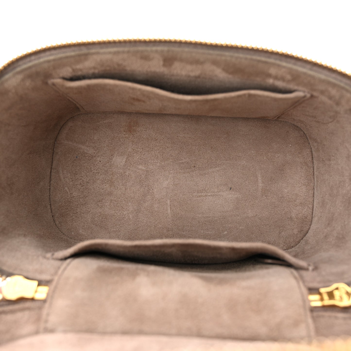 Lambskin Cannage Small Diortravel Vanity Case Warm Taupe