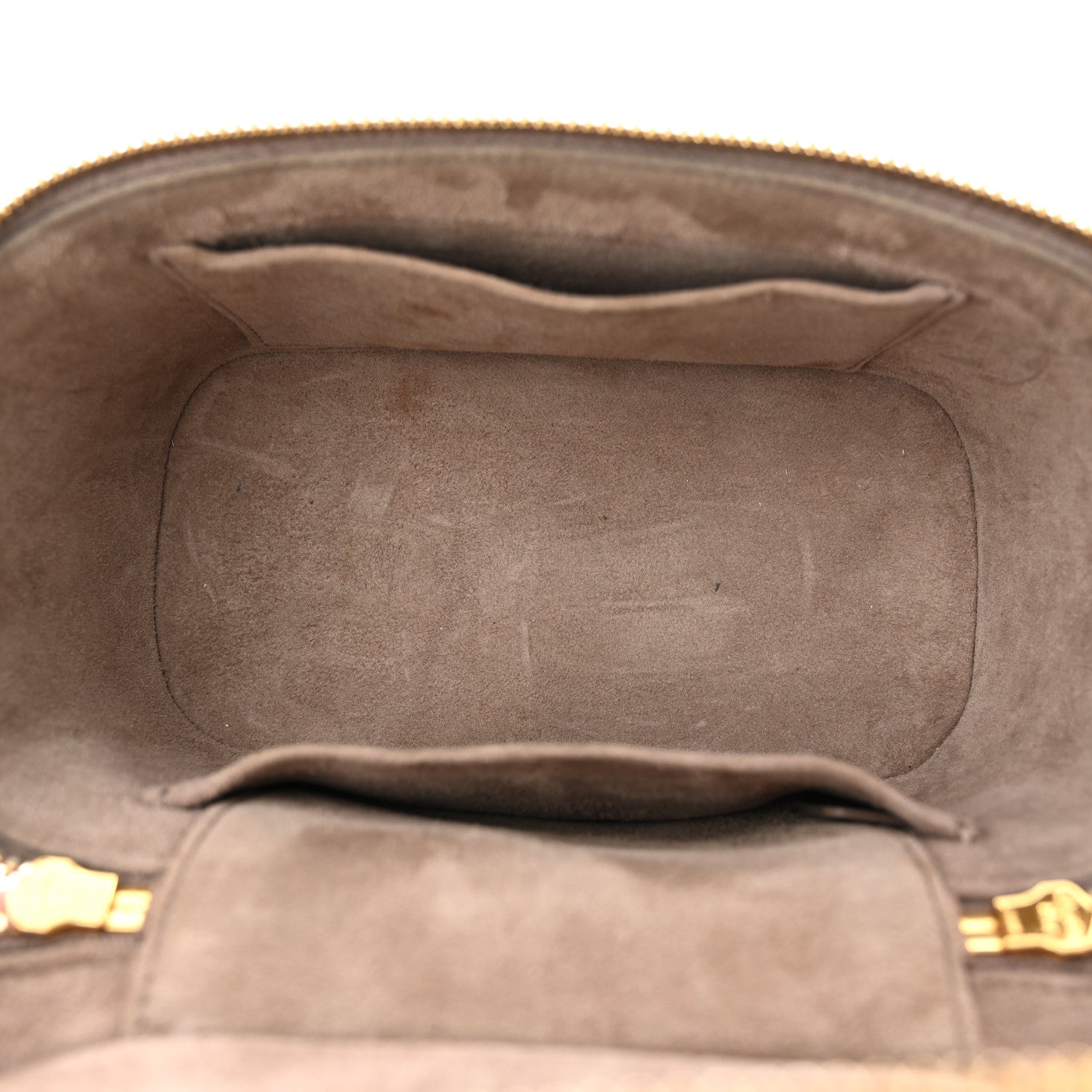 Christian Dior Lambskin Cannage Small Diortravel Vanity Case Warm Taupe 5 of 11