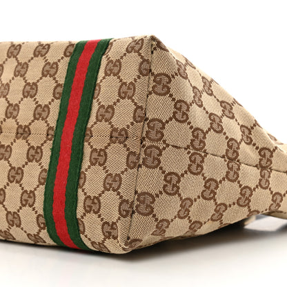 Gucci Monogram Medium Jolicoeur Tote Dark Brown 9 of 11