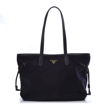 Prada Tessuto Nylon Saffiano Tote Purple 1 of 10