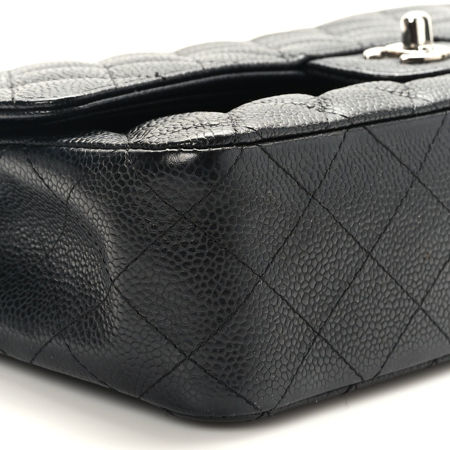 Chanel Caviar Quilted Medium Double Flap Black 7 of 8